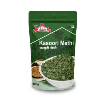 VSM Premium Kasoori Methi | Dried Fenugreek Leaves | Natural Aroma & Rich Taste | 100gm Pack