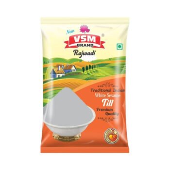 VSM Premium Rajwadi White Till | Sesame Seeds | Natural & Healthy | 1kg Pack